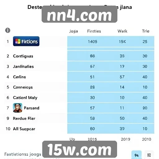 Desempenho de jogos populares na plataforma nn4.com